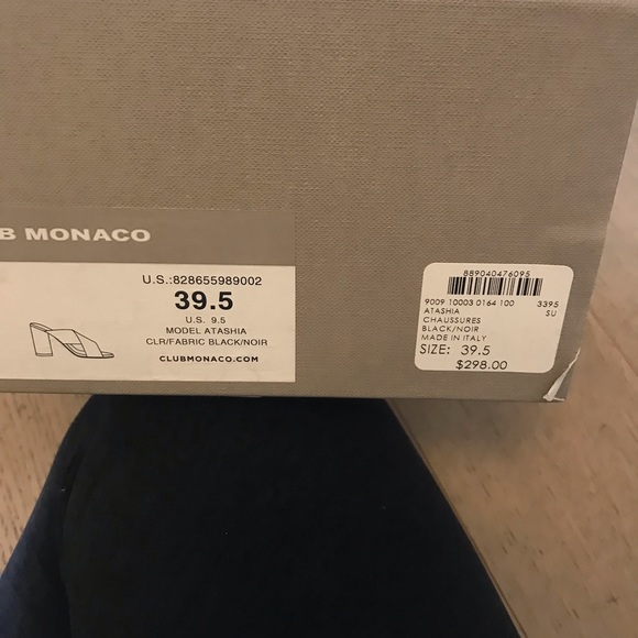 Club Monaco Atashia block heel sandals - Picture 7 of 7